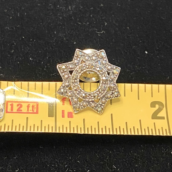 Jewelry - Vintage Sterling and Marcasite Star Pin